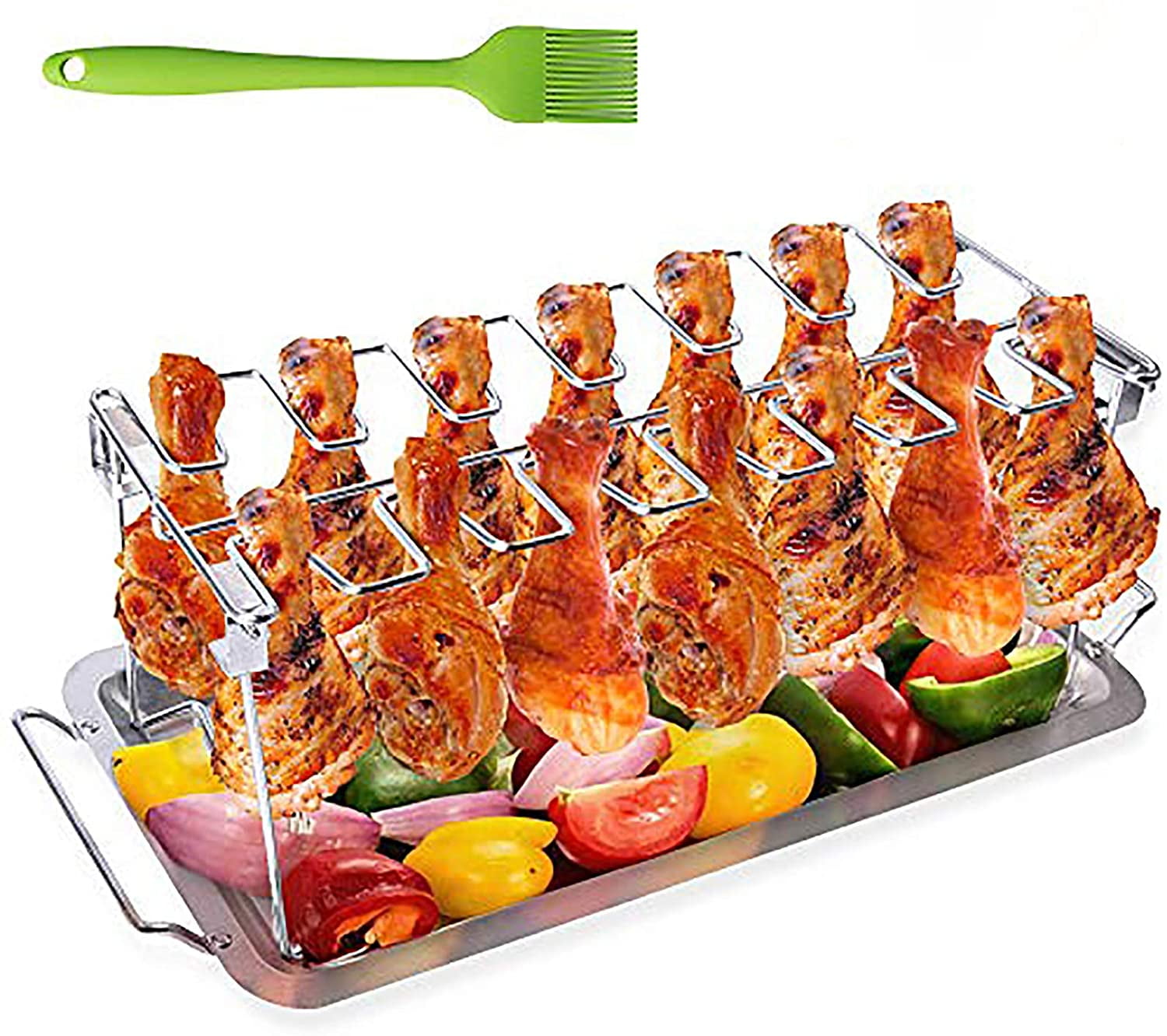 Chicken leg holder for oven & grill, chicken roaster made of stainless
