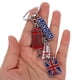 thumbnail image 2 of PTOOTP Llavero de metal con la bandera del Reino Unido, llavero de recuerdo, llavero de Union Jack, llavero de coche, dijes para bolsos, 2 of 7