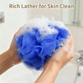 thumbnail image 6 of Shower Loofah Bath Sponge 60g/Piece, Exfoliating Bath Sponge Body Scrubber - Bath Pouf Balls Set of 4 Flower Color, 6 of 6