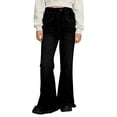 thumbnail image 5 of Dpytoraw Girls Stretch Denim Flared Pants, Bootcut Jeans for Teenagers and Big Kids Fashion Trousers with Comfortable Fit Black Size 5-6 Years, 5 of 6