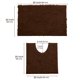 thumbnail image 4 of Alfombras de Baño Luxurux Sin Resbalón Súper Suave Chenille de Baña de Baño de Lujo Juego de Contono, Alfombra de Ducha de Lujo Suave +Tocador. LuxUrux tapetes para baño, 4 of 5