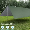 thumbnail image 5 of Waterproof Tent Tarp, UV Protection and PU  Waterproof, Lightweight for Camping, Backpacking and Outdoor Adventure, 5 of 6