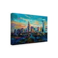 thumbnail image 2 of Trademark Fine Art 'The Queen City Charlotte North Carolina' Canvas Art by Jace D. Mctier, 2 of 2