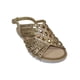thumbnail image 1 of Sandalias Casuales Leon Niña oro textil 866 LEON 866p, 1 of 3