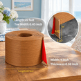 20 Inche Xtick Yellow Oak 4 Inch X 20 Ft Peel And Stick Vinyl Cove Baseboard Molding ...