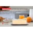 thumbnail image 3 of SIGNORA WARE Plastic Butter Dish with Lid Butter Holder Storage Container, Black, 3 of 7