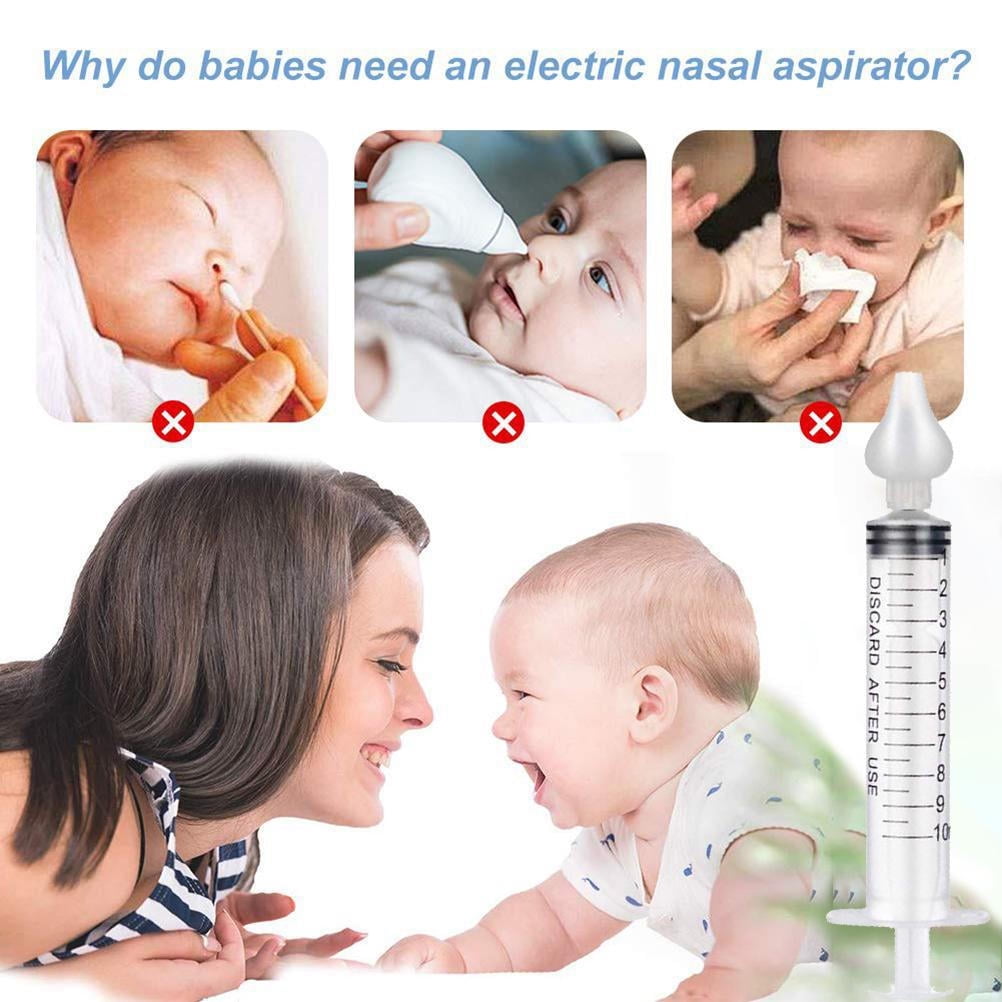 Nasal Aspirator Baby Runny Nose CLEANER Mucus Remover From Birth Infant safe