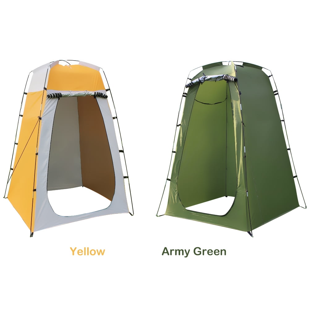 TOMSHOO Portable Outdoor Shower Bath Changing Fitting Room Tent Shelter Camping Beach Privacy Toilet,Army Green