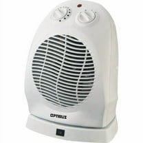 Optimus Portable Oscillating Fan Heater with Thermostat