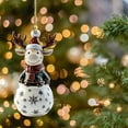 thumbnail image 1 of Acrylic Christmas Santa and Deer Bag Keychain Pendant for Car Rearview Decoration Festive Holiday Ornament Accessory, 1 of 6