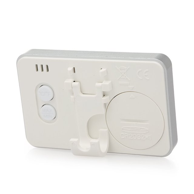 Support Numérique LCD Réfrigérateur Congélateur avec Support Réglable Aimant Alerte Givre Usage Domestique