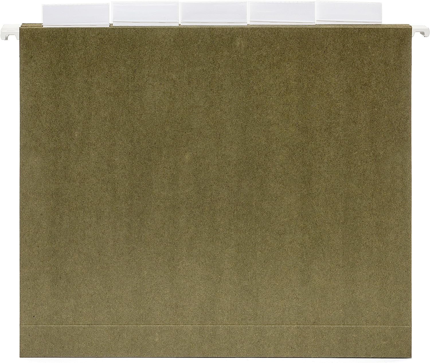 25 Pack Extra Capacity Hanging File Folders Letter Size, Reinforced Green Hanging File Folders, Heavy Duty 2 Inch Expansion, Designed for Wide, Bulky Files and Charts