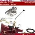 thumbnail image 1 of American Shifter  4L60 Shifter Kit Chrome 12 in. E Brake Cable Clevis Trim Kit for D92ED, 1 of 1