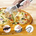 thumbnail image 3 of Pizza Cutter Wheel - Premium Kitchen Pizza Cutter - Super Sharp And Easy To Clean Pizza Slicer, Pizza Wheel, Cortador De Pizza, Black, 3 of 5