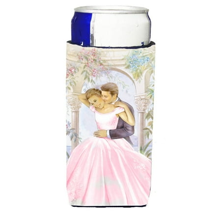 

Carolines Treasures APH8293MUK Romantic Couple Kiss Michelob Ultra beverage insulators for slim cans Slim Can