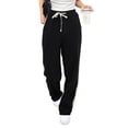 thumbnail image 6 of WEAIXIMIUNG Womens Pants Elastic Waist Petite Short Length Womens Fashion Printed Casual Pants Sweatpants Trousers Black XL, 6 of 6