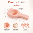 thumbnail image 2 of 3pcs Dumpling Mold Silicone Baozi Maker for Flower Shaped Steamed Buns, Easy Release Bao Bun Tool, Long Handle for Controlled Pressing, for Baozi, Steamed Buns and Soft Dough,, 2 of 7