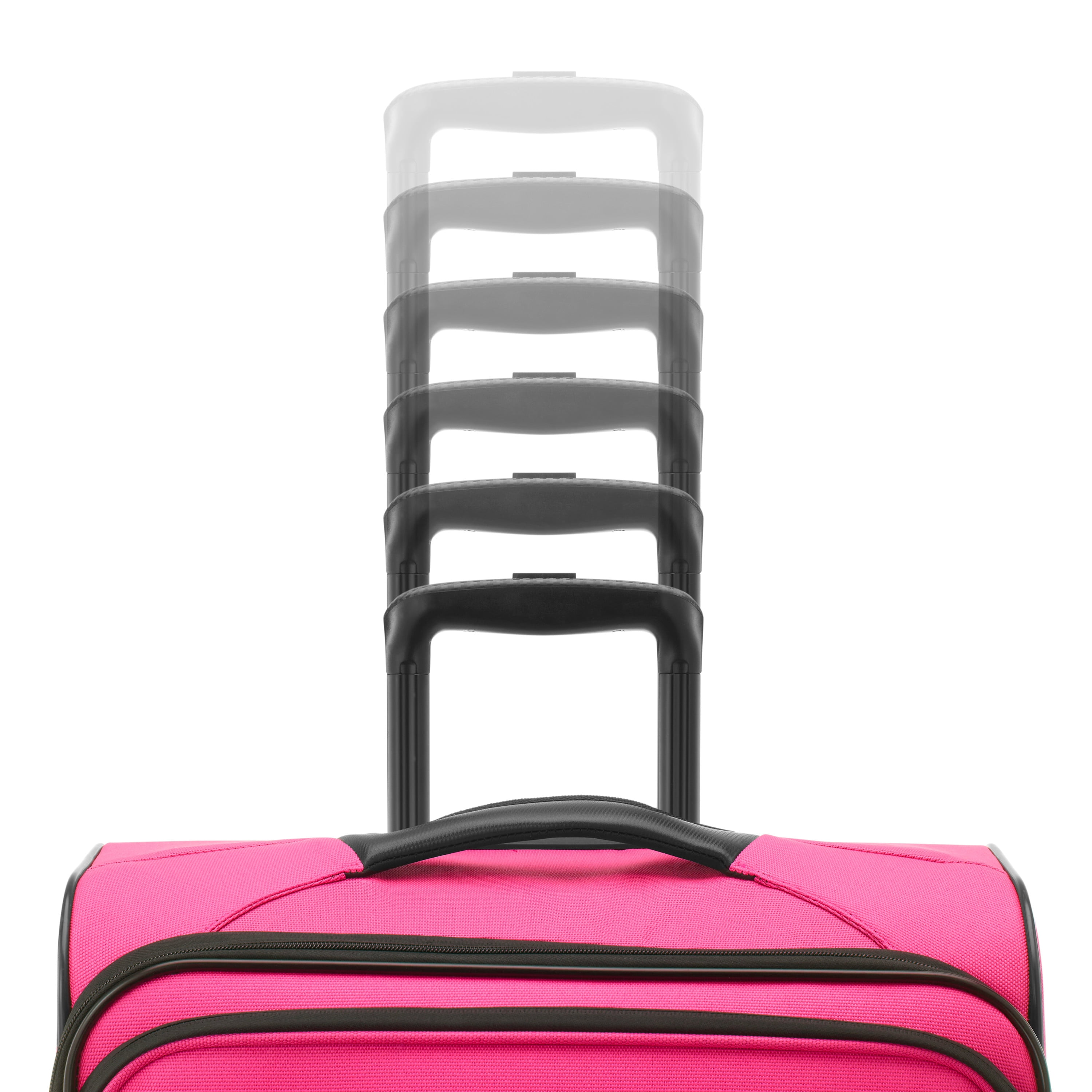 American Tourister X-Lite 3-Piece Luggage Sett with Spinner Wheels - Fuchsia