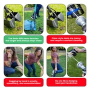 GoGo Stik XP Pro Pooper Scooper with 10 Extra Waste Bags, 37-Inch Unbreakable FRP Handle, Keeps Hands Clean, for All Dog Sizes