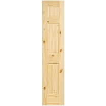 6-Panel Colonial Knotty Pine Unfinished Interior Door Slab