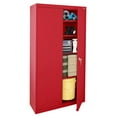 thumbnail image 3 of Sandusky Nystead 20-Gauge Welded Steel Garage Storage Cabinet, Red, 3 of 6