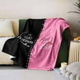 thumbnail image 3 of LHSHID Wedding Engagement Gifts for Couples Blanket Flannel Soft and Comfortable Anti static Bed Sofa Blanket 50x60in, 3 of 6
