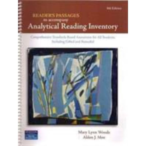 Pre-Owned Analytical Reading Inventory: Readers' Passages (Unknown) 0131723472 9780131723474