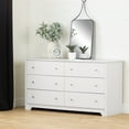 thumbnail image 1 of South Shore Vito 6-Drawer Dresser for Adult, in Pure White, 1 of 11