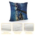thumbnail image 4 of Chilfamy Stars and Galaxies Print High-quality Pillow Covers for Couch, Car, Bedroom - 1PC 12x12in, 4 of 5