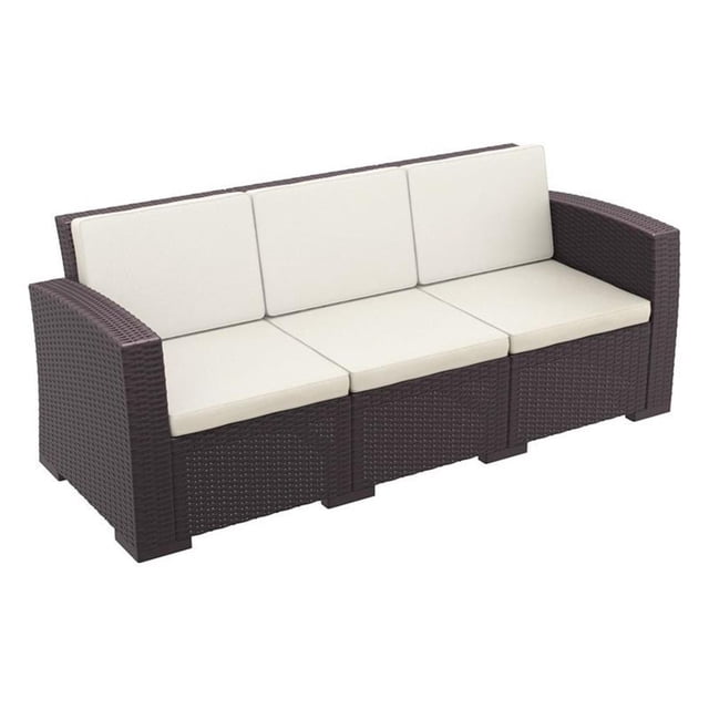 Compamia Monaco Sofa d'Extérieur Brun avec Coussin