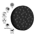 thumbnail image 4 of Sikiie Flying Dandelion PVC Leather Spare Tire Wheel Cover Spare Tire Cover, for Car Truck SUV Camper Trailer Universal Fit(14-17in)-16 inch, 4 of 6