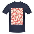 thumbnail image 4 of Bingfone Beige Flowers Men'S Loose Fit Short-Sleeve Pocket T-Shirt, 4 of 7