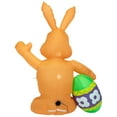 thumbnail image 7 of Northlight Inflatable LED Lighted Easter Bunny with Egg Outdoor Decoration - 4', 7 of 7