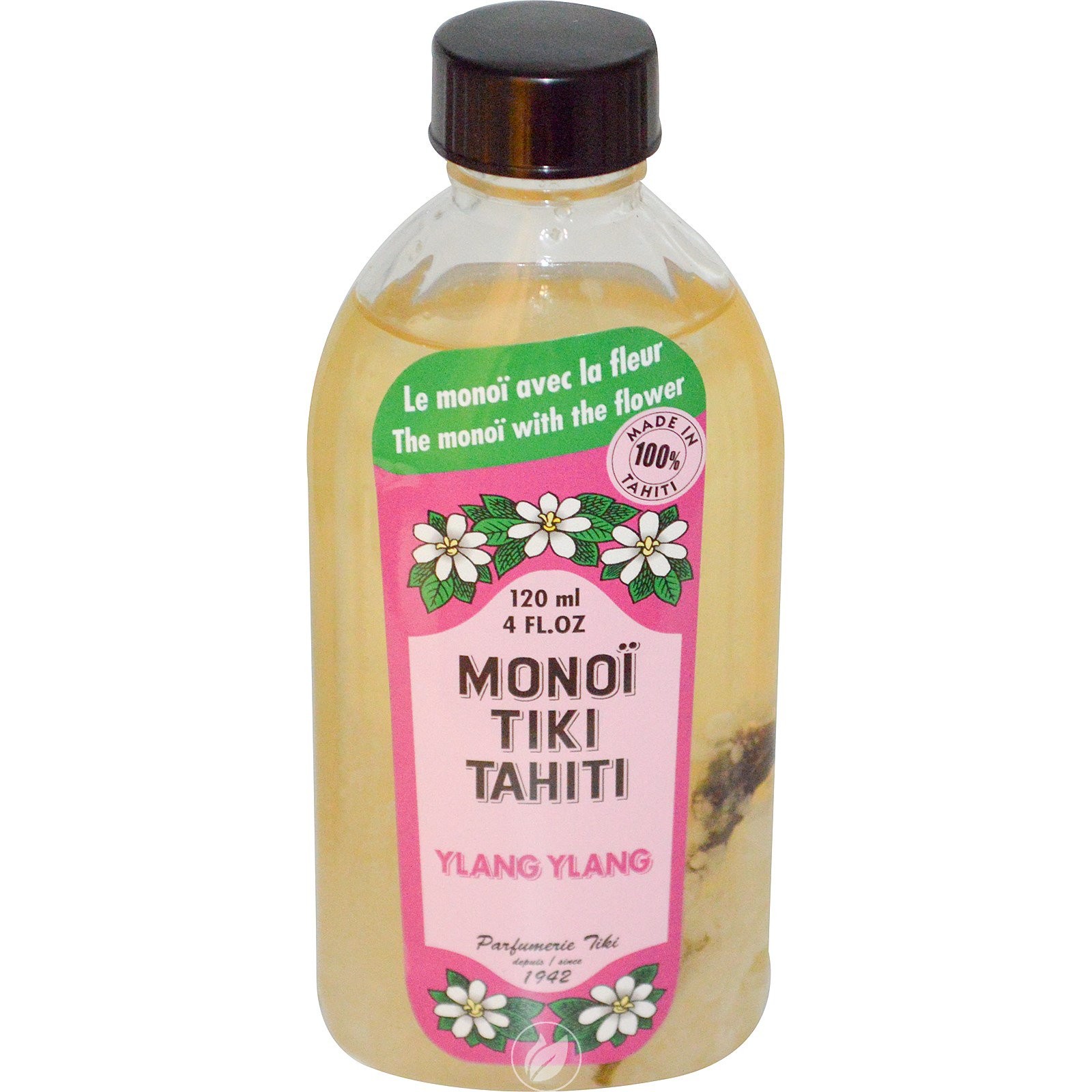 Coconut Oil Ylang Ylang 4 Oz by Monoi Tiare, Pack of 2