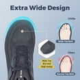 thumbnail image 2 of FitVille Men's Slip-resistant Wide Fit Walking Shoes With Arch Support Outsole All Day Long Comfort Thick-Sole Shoes, 2 of 6