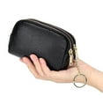 thumbnail image 2 of MasteelfCA 1Pc Coin Purse Cowhide Wallet Leather Coin Pouch Zippered Change Pouch, 2 of 8