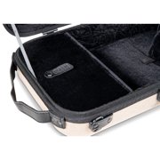GEWA Bio-A 4/4-1/2 Violin Case Oblong - Beige w/ Music Pocket & Neck Pad