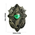 thumbnail image 3 of HaoXun Realistic One-Eyed Halloween Doorbell Decoration with Spooky Sound Effects - Scary Blinking Eye Props for Party & Bar Decorations (Brown Plastic), 3 of 6