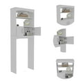 thumbnail image 3 of Malta Over The Toilet Cabinet in White - Engineered Wood, 3 of 6
