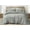Light Gray, variant on Chezmoi Collection Glen 3-Piece Crescent Stitched Quilt Set, Queen Size, Steel Blue, Rayon Derived from Bamboo & Polyester Blended, Soft Breathable Cooling Bedspread for Hot Sleepers