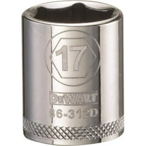Stanley Tools 227743 17mm 6 Point Socket - 0.37 in. Drive