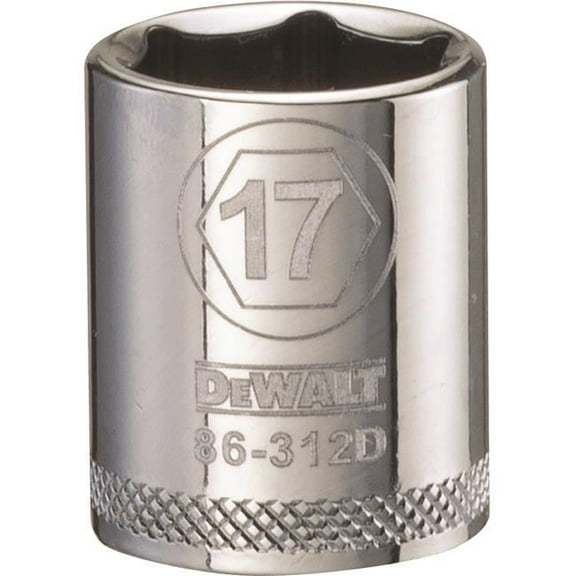 Stanley Tools 227743 17mm 6 Point Socket - 0.37 in. Drive