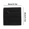 thumbnail image 2 of Wmhnj Cartera de muñeca con cremallera para entrenamiento, con bolsillo transpirable para correr y otros deportes: almacenamiento seguro para llaves, monedas y tarjetas. Banda antisudor, 2 of 8