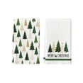 thumbnail image 3 of Yhmxh Christmas Kitchen Towels Set of 2, Christmas Tree Decorative Dish Towels, Absorbent Soft Holiday Hand Towels, Xmas Tea Towels for Kitchen Counter, Cooking, Christmas Decoration 15.75"x23.62", 3 of 6