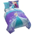thumbnail image 1 of Jay Franco la Reine des Neiges Ensemble de Lit Simple Magique d'Hiver 5 Pcs - (Produit Officiel Disney), 1 of 5