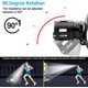 thumbnail image 5 of Linterna frontal LED ultra potente recargable por USB, 3 modos, resistente al agua, con zoom, para camping, pesca y ciclismo, 2 pilas incluidas, 5 of 5
