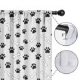 thumbnail image 4 of Blackout Kids Curtains,Dog Paw Print and Bone White Pattern Children's Insulated Curtains Set Of 2,Bedroom Essentials,Toddler Room Decor 42"x84", 4 of 5