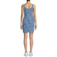 thumbnail image 3 of No Boundaries Juniors Denim Corset Dress, 3 of 5