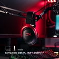 thumbnail image 3 of HyperX Cloud II Wireless - Gaming Headset for PC, PS4/PS5, Nintendo Switch, Long Lasting Battery Up to 30 Hours, 7.1 Surround Sound, Memory Foam, Detachable Noise Cancelling Microphone, Mic Monitoring, 3 of 12