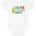 thumbnail image 3 of Inktastic Chillin' with My Gnomes Boys or Girls Baby Bodysuit, 3 of 5
